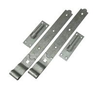 (10") Galvanised Hook and Band Gate Hinges Cranked