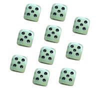 10 Game Dice Glow in the Dark 6 Sided Round Corner Entertainment Board Accessories 6 Sided