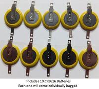 10 Gameboy Save Game Batteries Cr1616 Coin Cells by Generic