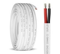 10 Gauge Marine Wire,20ft 10 AWG Duplex Marine Grade Wire Tinned Copper Boat Cable,Marine Electrical Wire for Boat/Marine/Automotive etc Outdoors Wiring
