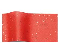 10 Gemstone Wrapping Tissue Paper Sheets ~ Luxury Sparkly Glitter GEM 35x45cm (Red)