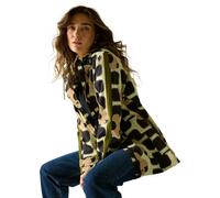 (10, Giant Poppy Navy) Regatta Womens Orla Kiely Mid length Waterproof Jacket