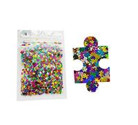 10 Grams/Pack - Puzzle Shape Holographic Color Mixes Glitter Sequins for Resin DIY Making Art Craft Nail Makeup Decoration Accessories LB