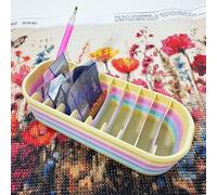 10 Grids Diamond Art Storage,2PC Diamond Art Storage Case With 10 Compartments,Diamonds Painting Storage,Organizer for Diamonds Painting Tools & Crystal Art Accessories,Bead Storage Box