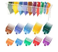 10 Hair Clipper Guards Cutting Guides Most,Compatible For Wahl,Clippers Color Coded Clipper Combs Replacement(10pcs)