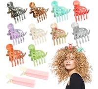 10 Hair Volume Clip for Thick Hair, for Volume at the Roots and Curls that Bounce, with 2Pcs Bangs Clip, for Women Root Lifting for Bounce Curl