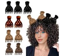 10 Hair Volume Clip，Root Clips for Curly Hair Volume and Claw Clips for Thick Hair, Root Lifter for Bounce Curl (MIX)