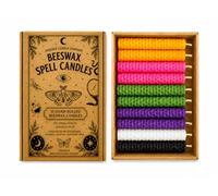 10 Hand Rolled Beeswax Spell Candles 10cm x 2cm | Natural Ritual Candles | Colour Choice | Wicca, Pagan, Meditation, Altar, Witchcraft | Phoenix Candle Company (Ostara)