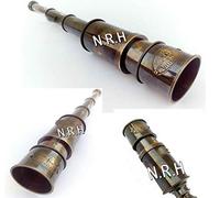 10" Handheld Brass Telescope Navigation Spyglass Gift item