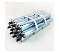 10 Heavy-Duty Conveyor Roller Units Industrial Seamless Material Handling Rollers (Silver 50mm Diameter 400mm Length) - Optimal for Warehousing & Logistics