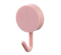 10 Heavy-Duty Self-Adhesive Wall Hooks for Coats Bags Bathroom Kitchen Towels Home Accessories - No Drilling Needed Pink 10 Pack