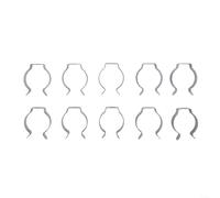 10 Heavy Duty Tool Spring Clips for Efficient Storage in Garages, Sheds, and Patios for Tools, Brooms, Brushes, and Rakes (25mm)