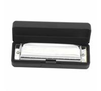 10 Hole 20 Tone Harmonica In The Key Of G Suitable For Music Lovers Woodwind Instrument Silver