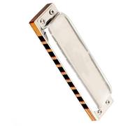 10 Hole Blues Progressive Tuning Diatonic Harmonica Instrument With Wood Comb Harmonica Suitable For Beginners (Color : F)