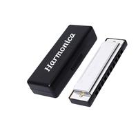 10 Hole Chromatic Harmonica with Smooth Metal Finish Diatonic Suitable for Music Lovers and Students Present Family Music