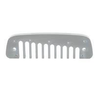 10 - Hole Comb Harmonica Part, Aluminum Alloy Harmonica Replacement, Small Musical Instrument Fitting with High Strength and Impact Resistance, Easy Installation for Beginner, In rey)