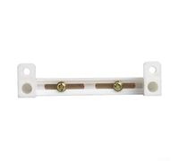 10-Hole Copper Neutral Bar Ground Terminal Row for Electrical Distribution Cabinets, Compatible with Copper Conductors, Includes Mounting She(12 HOLES)