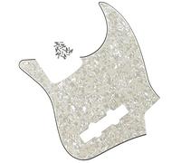 10 Hole Guitar Bass Pickguard Scratch Plate Without Truss Rod Hole Style & Screws For 4 String Bass Electric Guitar Parts (Color : Aged 4ply)