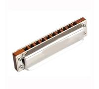 10 Hole Modern Rock Progressive Tuning With Wood Comb Harmonica Musical Instruments harmonica Beginners (Color : LF)