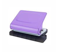 10 Hole Punch Binding Machine for A4/B5/A5 Paper, 10 Sheet Capacity Binding Machine Punch 30 Holes on A4, 20 Holes on A5, 26 Holes on B5 Precise Positioning (Purple)