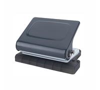 10 Hole Punch Binding Machine for A4/B5/A5 Paper, 10 Sheet Capacity Binding Machine Punch 30 Holes on A4, 20 Holes on A5, 26 Holes on B5 Precise Positioning (Gray)