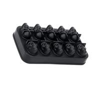 10 Hole Skull Shape Ice Tray Easily Release Molds 10 Hole Skull Shape Tray for Whiskeys Drinkers Bartenders Mold for Whiskeys Cocktails Maker Small Trays for Freezers