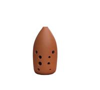 10 Holes Xun F Tone G Tone Ocarina Flute Music Instrument Good Sound Ancient Instrument For Beginner Hand Fired Ceramic (Color : F key plus pedestal)