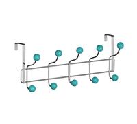 10 Hook Over Door Turquoise Balls Hanger Strong Holder For Shirts Clothes Towel