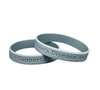 10 - I Support Parkinson's Disease Awareness Bracelets 100% Medical Grade Silicone - Latex and Toxin Free - 10 Bracelets - Show Your Support For Parkinson's Disease Awareness