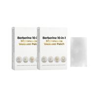 10 in 1 Berberine Patches, Nano Patch Suitable for All Skin Types | Lightweight, breathable, natural, healthy, soft release, accelerates basal metabolism, leaving skin light and firm.