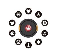 10 in 1 Bokeh Effects lens cap Filter Bokeh Master Lens Cap kit for artistic romantic creative night photography camera lenses (Size : 49mm, Color : 10 in 1)