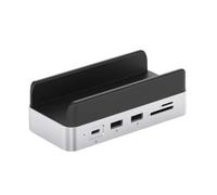 10 In 1 Dock M 2 SSD Enclosure USB Port Hub 3 2 Type C Splitter Docking Station Desktop Stand Compatible With M4 M4 Pro(MiniDock NO SSD)