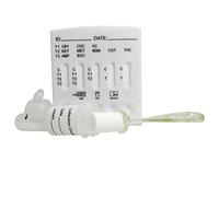 10-in-1 Drug Saliva Test Kits - Cannabis, Cocaine, Ketamine, Amphetamine, Methamphetamine, Benzodiazepines, K2, Cotinine, Opiates & MDMA