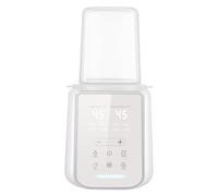 10-in-1 Electric Baby Bottle Warmer, Fast Heating & Disinfecting, Water Bath Technology for Heating Breast Milk/Baby Food, Automatic Drying Shut-Off and Gentle Night Light