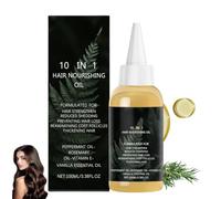 10 in 1 Hair Growth Oil, 2025 New Hairgrowth 10 in 1 Blend with Organic Rosemary, Wild Black Castor Oil for Growth, Stronger Longer Hair For Women and Men