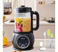 10 in 1 Hot Blender for Nut Milk Machine 55oz Soy Almond Oats Plant Based Baby Food Maker 20 Blades Automatic Soy Machine with