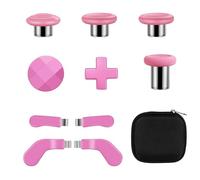 10-in-1 Premium Upgrade Kit for Xbox Elite Series 2 Core: Replacement Thumbsticks, D-Pads, Paddles & Trigger Buttons to Elevate Your Elite Series 2 Controller Gaming Experience (Pink)