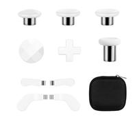 10-in-1 Premium Upgrade Kit for Xbox Elite Series 2 Core: Replacement Thumbsticks, D-Pads, Paddles & Trigger Buttons to Elevate Your Elite Series 2 Controller Gaming Experience (White)