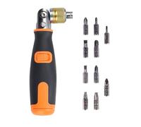 10 in 1 Ratchet Screwdriver Set, Household Bendable Ratcheting Screwdriver with Magnetic Bit for Easy Assembly, There is a Screwdriver Compartment Inside The Handle.