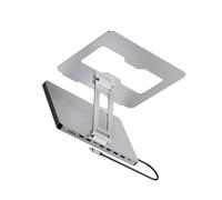 10 In 1 Rotatable Laptop Adapter Holder PD10W Fast Speed USB3.0x3 And 4K60Hz Output For Home Entertainment