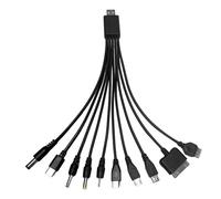 10-in-1 Universal Multiple USB Charger Cable All-in-One Multi Charging Cable with 10 Adapters,Universal Charger with Multiple Heads,Cable Compatible With Samsung Huawei Nokia USB Charging Cables