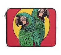 10 in Laptop Bag Two Red Parrots Printed Laptop Sleeve Shockproof Laptop Case Laptop Sleeve Case