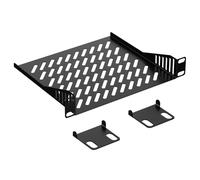 10 inch 1U Server Rack Shelf, Ventilated rack-mounted cantilever tray for 10" Network Equipment Cabinet or Rack, Solid build quality and excellent ventilation