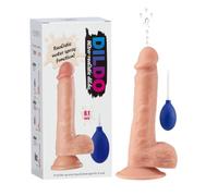 10 inch / 8.6 inch Realistic Thick Squirting Dildo - Ejaculating Anal Dildo with Suction Cup - Adults Sex Toys (Manual, 8.6 inch)