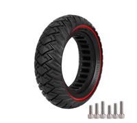 10 inch 80/65-6 Solid Tire, Electric Scooter Solid Tyre for Z*e-ro Electric Scooter 255x80, for 36mm-43mm Slotted Wheels(Tire+Screws)