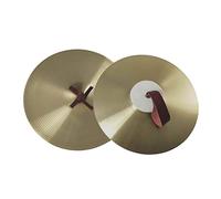 10-Inch Alloy Hand Cymbals for Drummers - Professional Grade Percussion Instrument with Finger Rope for Performance Party Beginner