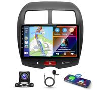 10 Inch Android 14 Car Stereo for Mitsubishi ASX 2010-2016 IPS Touch Screen 2 Din Car Radio Receiver w/Wireless Carplay Android Auto GPS Navi Bluetooth Wifi HiFi BT SWC FM AM Backup Camera Mic, 2+32G
