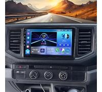 10 Inch Android 14 Car Stereo for VW Amarok Crafter Van Man 2017-2021 2+32G Wired/Wireless Carplay Android Auto Car Stereo Radio GPS Sat Nav w/BT FM.AM/RDS Mirror Link SWC Split Screen Rear Camera