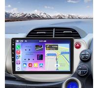 10 Inch Android 14 Car Stereo Radio for Honda Jazz Fit 2007-2013 Double Din 4G+64G Android Auto Stereo with Wireless Carplay Android Auto HD Touchscreen GPS Bluetooth FM RDS WiFi SWC Camera