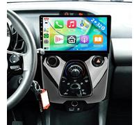 10 inch Android 14 Car Stereo Radio for Peugeot 108/Aygo B40 2014-2021 with Wireless Carplay Android Auto Car GPS Head Unit Touch Screen with WiFi Bluetooth SWC Mirror Link Backup Camera/Mic